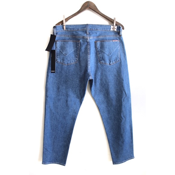 Hudson NWT Riley Cropped Vintage Wash Jeans Exposed Zipper 30 10 - Picture 5 of 8